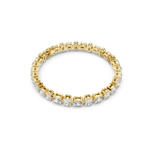 Bracelet tennis en diamant CVD de laboratoire 7,71 CT VVS-VS EF, taille ovale, or 18 carats, 14 carats, 10 carats et argent 925, or rose, or jaune, or blanc - Product Image 6