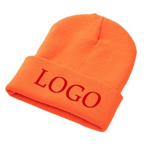 Mode solide hip-hop chapeau unisexe bonnets Backwoods lettrage chapeau hommes femmes chaud tricoté laine chapeau hiver - Product Image 4