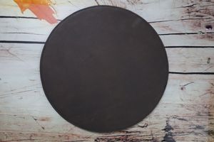 Real Leather Top Quality <b>Round</b> Placemat Waterproof Wear Resistant Oil Proof Dining <b>Table</b> <b>Mat</b> Heat-Insulating - Product Image 3