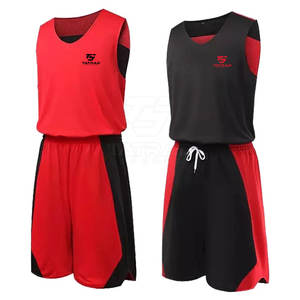 Tenues de basket-ball professionnelles pour hommes, imprimées, 100% polyester, respirantes, séchage rapide, logo personnalisé, vêtements d'équipe, meilleur prix - Product Image 1