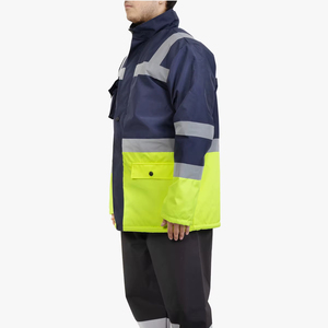 High Visibility Customizable Workwear Vest Breathable Comfortable Jacket Reflective <b>Strips</b> Fast Shipping Bulk Supply - Product Image 1