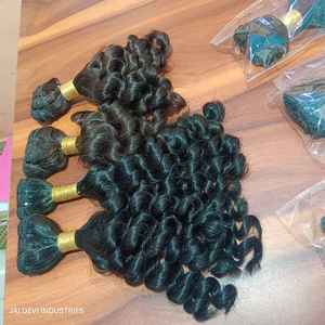 Extensions de cheveux humains vierges indiens personnalisés de qualité supérieure Double trame I-Tip Hair Loose Deep Body Wave Yaki All Light - Product Image 5