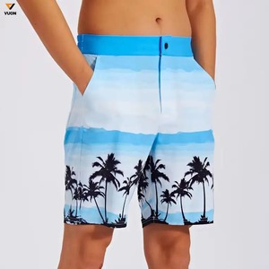 Customized 3'' Men's Quick Dry Waterproof Breathable Workout Beachwear Shorts Stretchy <b>Board</b> Shorts Swimwear Trunks - Product Image 1