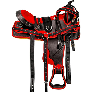 High Quality Custom Design Classic Equestrian Western <b>Saddles</b> Cantle Trail Tack for Horse Barrel Racing Comprehensive Accessory - Product Image 2