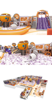 Quantam Theme Multi Gaming Projet de terrain de jeu intérieur commercial bien décoré pour les enfants
