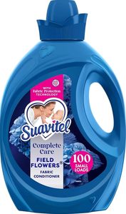 Suavitel Complete <b>Liquid</b> Fabric Softener, Color & Fiber Protection, Field Flowers Scent, 100 Fl Oz - Product Image 2