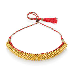 สร้อยคอทองคำชุบ 18K รุ่นสุขินี สำหรับผู้หญิง ประดับมุกและเพชร - Product Image 2
