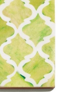 Ensemble de sous-verres carrés en noyer avec incrustations d'os, écologiques, classiques et design, accessoire décoratif pour table basse, style sophistiqué - Product Image 3