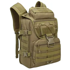 畅销厂家定制多色45L狩猎徒步旅行臭虫出包背包800D涤纶健身房男士战术背包