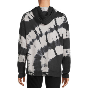 Sudadera con Capucha Extra Grande para Hombre, Informal, Cálida, de Color Sólido, Holgada, Lisa, Teñida, de Poliéster Digital, Básica, Mezcla de Algodón - Product Image 2