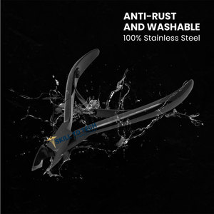 Pince à cuticules professionnelle en acier inoxydable, outils de manucure pour ongles et ongles d'orteils - Product Image 6