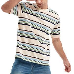 เสื้อเชิ้ตลายทางแขนสั้นลำลองสำหรับผู้ชายน้ำหนักเบาและระบายอากาศได้ดีเหมาะสำหรับฤดูร้อนและทุกวัน - Product Image 5