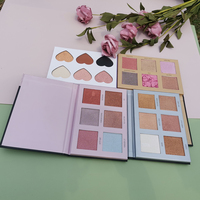 Palette de maquillage pour le visage multi-teintes, crème à base de plantes, blush, illuminateur, bronzer, contour, imperméable, personnalisable, DIY, ODM, OEM, marque privée