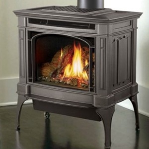 Estufa de pellets de leña moderna para exteriores con función de cocción de biomasa, chimenea de hierro fundido para villas, combustible de leña - Product Image 6