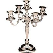 Elegant Tall Modern Gold Silver Metal Candelabra Stand for Church Altar Wedding Reception <b>Christmas</b> <b>Centerpiece</b>-Handmade - Product Image 2