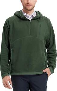 เสื้อฮู้ดลำลองสำหรับผู้ชาย, เสื้อฮู้ดลำลองผ้าฝ้าย100% ขนแกะซับในแห้งเร็วและระบายอากาศได้ดีสีพื้นสำหรับฤดูหนาว - Product Image 4