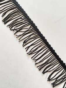 10cm Satin Polyester Dance Skirt Dress with 4in Tassel Lace <b>Fringe</b> Trim Colorful for Garments Bags Decorative <b>Curtains</b> - Product Image 5