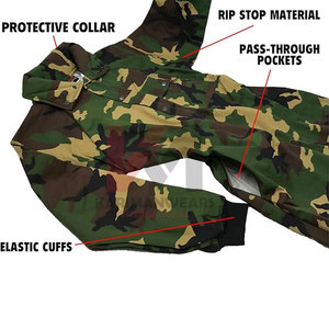 Overoles de Protección Personalizados de Algodón y Poliéster Microporosos Transpirables, con Marca OEM, Proveedor Mayorista - Product Image 3