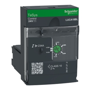 ชุดควบคุมมาตรฐาน SCHNEIDER ELECTRIC LUCA18BL สำหรับมอเตอร์สตาร์ทเตอร์คลาส 10 พร้อมกำลังไฟ 4.5-18 แอมป์ แรงดันไฟฟ้า 24 โวลต์ ดีซี - Product Image 1