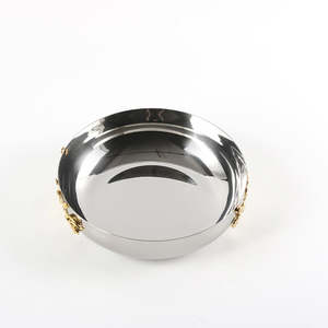 Bandeja Decorativa de Metal para Frutas con Asas para Mesa de Comedor, Encimera de Cocina, Decoración del Hogar, Regalo, Exhibición en Hoteles y Restaurantes - Product Image 4