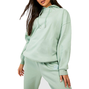 Nuevo Conjunto de 2 Piezas de Chándal de Lona Sólida para Mujer, de Marca, Personalizable, a la Moda, para Invierno - Product Image 1