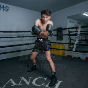 กางเกงชกมวยสไตล์โมเดิร์น ผ้าโพลีเอสเตอร์นุ่ม กางเกงชกมวยสำหรับฝึกซ้อม กางเกงชกมวยราคาส่ง - Product Image 4