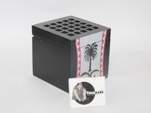 Quemador de incienso árabe tradicional Kefaf Mubkhar Agarwood Plato cuadrado de madera regalo de Ramadán para interiores - Product Image 3