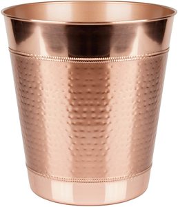 AK Brass Round Metal Waste Basket in Brass Finished Customized Waste <b>Bin</b> For Home Decor / <b>Office</b> Decor - Product Image 4