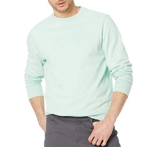 Sudadera de Alta Calidad 100% Algodón Ecológico, Fabricante de Sudaderas con Logotipo Personalizado, Sudadera de Manga Larga para Hombre, Cuello Redondo, Talla Grande, Invierno - Product Image 1