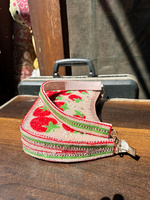 Sac fourre-tout décontracté à perles motif fraise, fabriqué à la main en Inde, pour femme, de luxe, pour soirée, moderne, écologique, fait main, de créateur