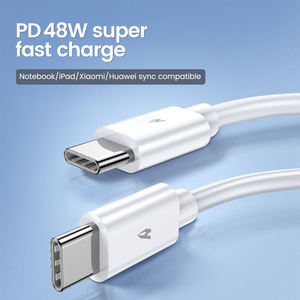 Câble d'alimentation 60W PD 1M Type-C vers Type-C Blanco CB-277 - Product Image 2