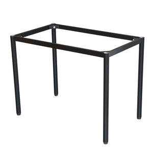 OMA I System 100x60cm Industrial Dining Table Steel Assembly Legs <b>Powder</b> Coated HCOM001 Featuring <b>Cast</b> Iron Aluminium Hospital - Product Image 1