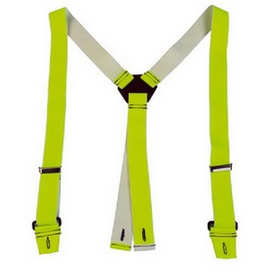 Bretelles HV Fashion avec œillets renforcés, clip métallique réglable et boucle en acier, taille unique, cadeau - Product Image 1