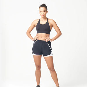 Pantalones cortos de Yoga de LICRA sin costuras de secado rápido para mujer al por mayor/Pantalones cortos de gimnasio transpirables de cintura alta de la mejor calidad para mujer - Product Image 6