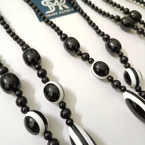 Collier pendentif en résine multicolore de créateur, long, fait à la main, finition brillante, léger, modèle ange, bijoux tendance pour femmes - Product Image 6