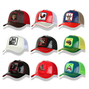 Chapeaux de camionneur personnalisés 5 panneau Animal Anime broderie Patch Logo Gorras Sports de plein air casquette de Baseball maille camionneur casquette - Product Image 1