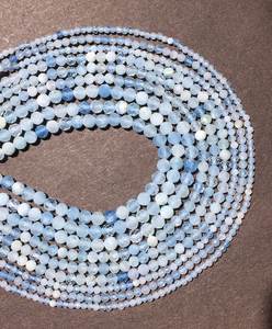 ลูกปัดอะความารีนสีน้ำเงินหายาก ทรงเหลี่ยม วัสดุอัญมณีธรรมชาติ ได้รับการรับรองจาก IGI สำหรับงานเครื่องประดับชั้นดี งานฝีมือ ดีไซน์ทางจิตวิญญาณ ใช้งานได้เหนือกาลเวลา - Product Image 3