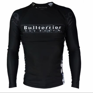 เสื้อรัดกล้ามเนื้อแขนสั้นสำหรับผู้ชายปี 2026 สำหรับกีฬาต่อสู้ ระบายอากาศได้ดี ป้องกันรังสียูวี เป็นมิตรกับสิ่งแวดล้อม ชุดรัดกล้ามเนื้อ MMA ป้องกันรังสียูวี UPF50+ - Product Image 1