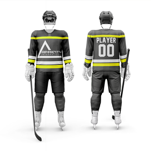 Fourniture directe d'usine personnalisable OEM/ODM transfert de chaleur imprimé séchage rapide respirant maillots de Hockey sur glace équipe personnalisée - Product Image 3