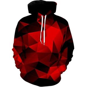 Nueva colección de 100% algodón manga larga hombro pendiente cuello redondo estampado cómodo de talla grande Sudadera con capucha para hombre - Product Image 5