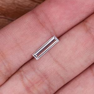 Diamant de laboratoire de forme baguette allongée certifié IGI VVS pour la fabrication de bijoux, diamant en vrac de forme antique au meilleur prix - Product Image 2