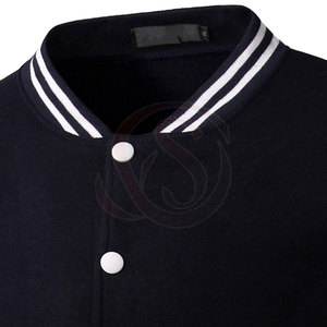 Veste de baseball personnalisée OEM pour homme, en toile, col montant, décontractée, pour l'hiver - Product Image 3