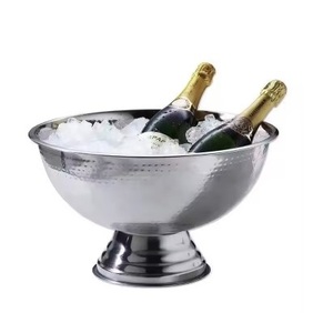 ตู้แช่เครื่องดื่มสีดำมันวาวดีไซน์หรูหราทันสมัยโต๊ะตกแต่งแชมเปญคูลเลอร์ไวน์บาร์ - Product Image 3