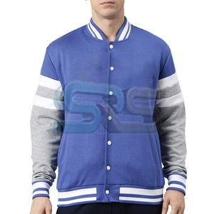 Veste d'hiver Letterman pour hommes avec logo personnalisé de qualité supérieure Streetwear à manches longues à la mode surdimensionné respirant vêtements d'extérieur décontractés - Product Image 1