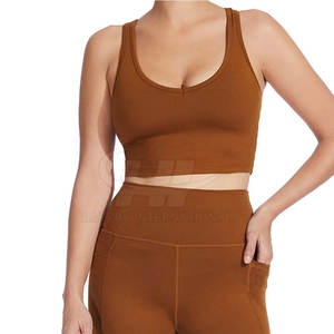 Sujetador Deportivo Transpirable de Punto para Mujer, Top Atlético con Absorción de Impactos, Tejido Elástico, Ideal para Correr y Entrenar - Product Image 5