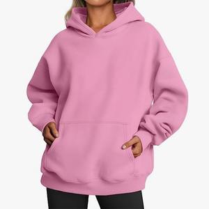 Sudaderas de gran tamaño para mujer Sudaderas con capucha de lana Logotipo personalizado Sudadera con capucha unisex Sudaderas con capucha y sudaderas para mujer Fabricante - Product Image 5