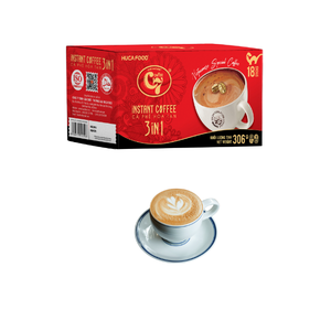 Café instantáneo 3 en 1 de alta calidad con caja de sabores de azúcar y crema Embalaje Marca Hucafood de Vietnam - Product Image 2