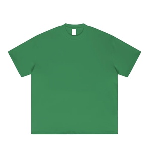 เสื้อยืดโอเวอร์ไซส์ผ้าฝ้ายแท้ 100% น้ำหนัก 240 กรัม พิมพ์ลายโลโก้ 3 มิติแบบพัฟฟ์ สไตล์สตรีทแวร์ทรงบ็อกซี่ สำหรับผู้ชาย ขายส่ง - Product Image 1