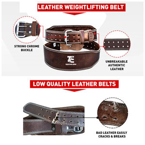 Ceinture de musculation ajustable et écologique, vente en gros, logo personnalisé, multicolores, pour la musculation en salle de sport - Product Image 5