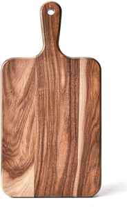 Tablas de Cortar de Queso Rectangulares Multifuncionales Profesionales de Madera de Acacia Gruesa al por Mayor, Utensilios de Cocina de Madera con Mango - Product Image 2